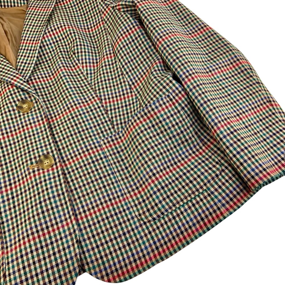 Talbots Brown Plaid Academia Blazer - Picture 4 of 6